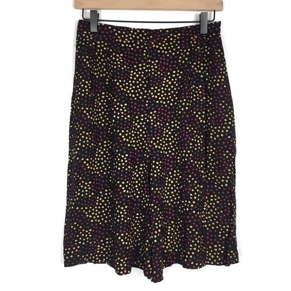 VINTAGE Mom Shorts Ultra High Waist Black Dots Retro 80s 90s Chic Black Size 9 - Picture 8 of 8